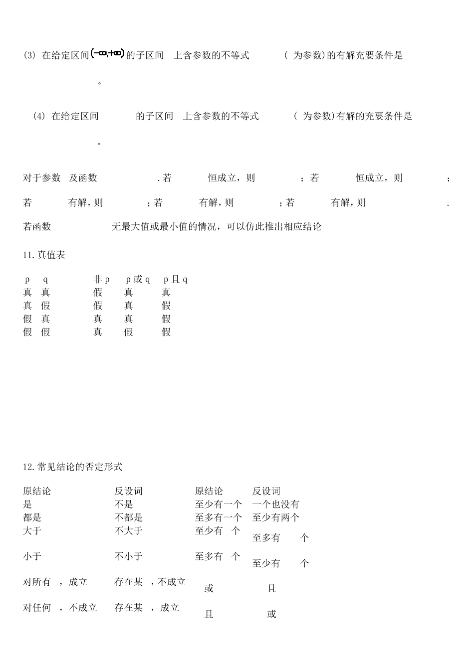 人教版高中数学公式整理_第3页