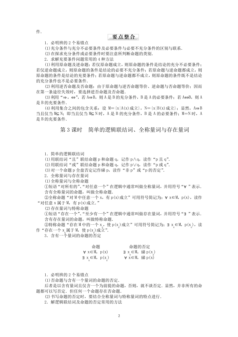 人教版高中数学基础知识总结_第2页