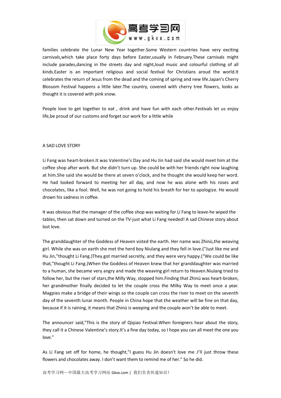 人教版高中英语课文原文和翻译_必修3_第2页