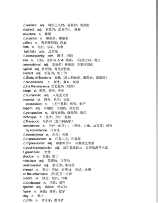 人教版高二英语选修6单词表