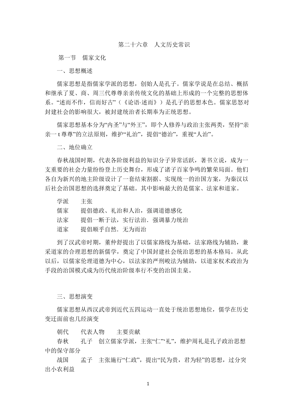 人文历史常识_第1页