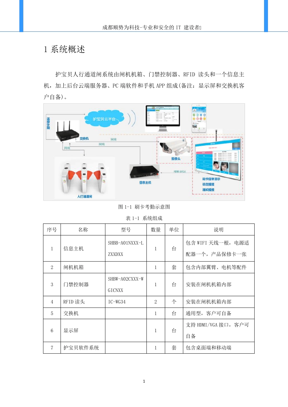 人行通道闸安装使用说明_第3页