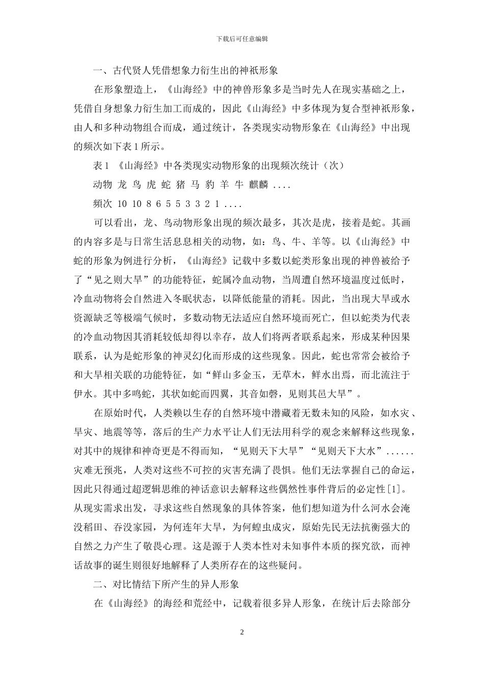 议《山海经》中神兽形象的设计_第2页