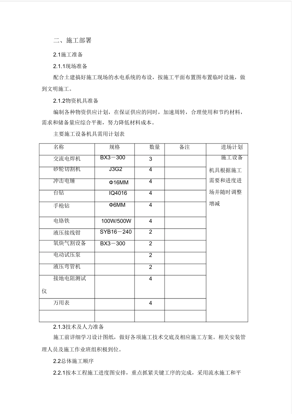 人防安装工程施工方案_第3页