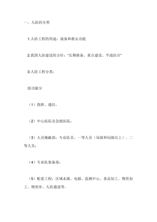 人防设计要点