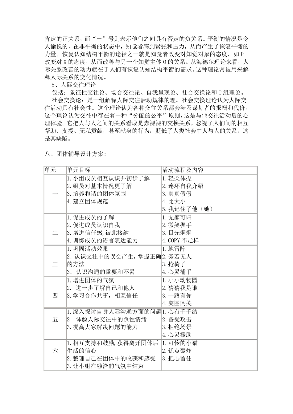 人际关系团体辅导方案_第2页