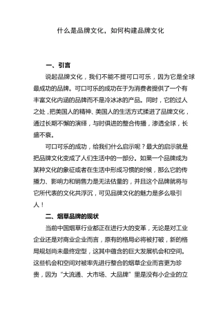 什么是品牌文化,如何构建品牌文化