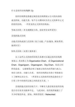 什么是组织结构图