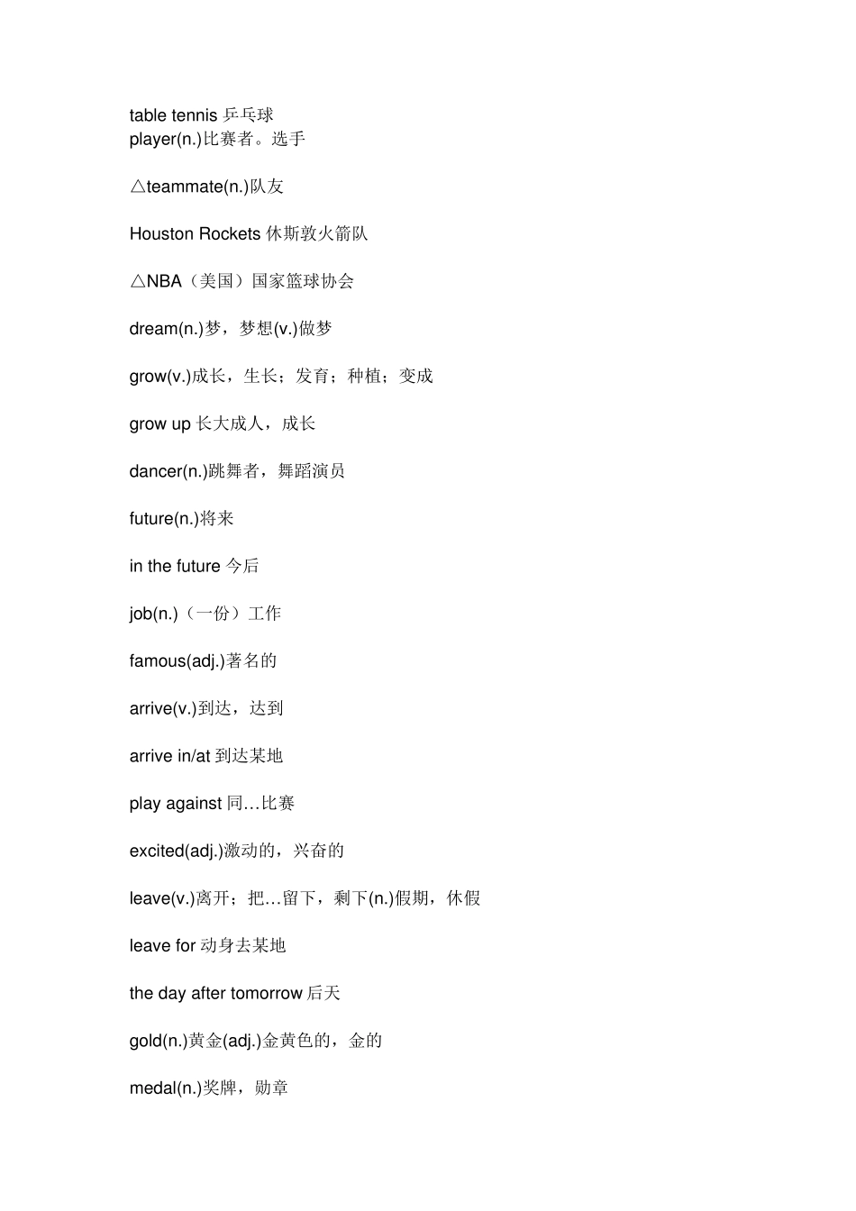 仁爱八年级上册英语单词_第2页