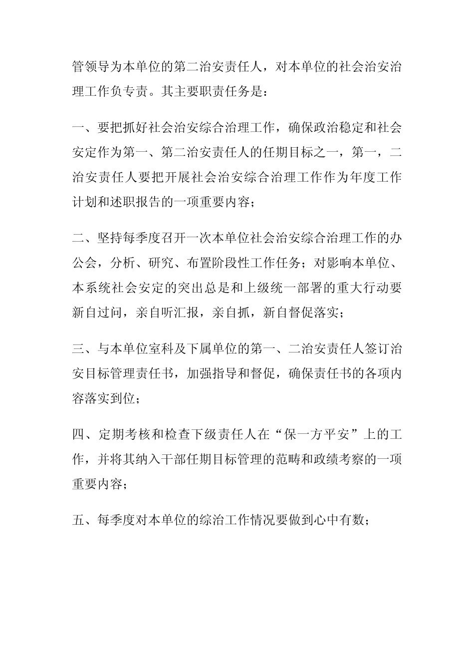 今年的社会治安综合治理领导小组职责任务_第3页