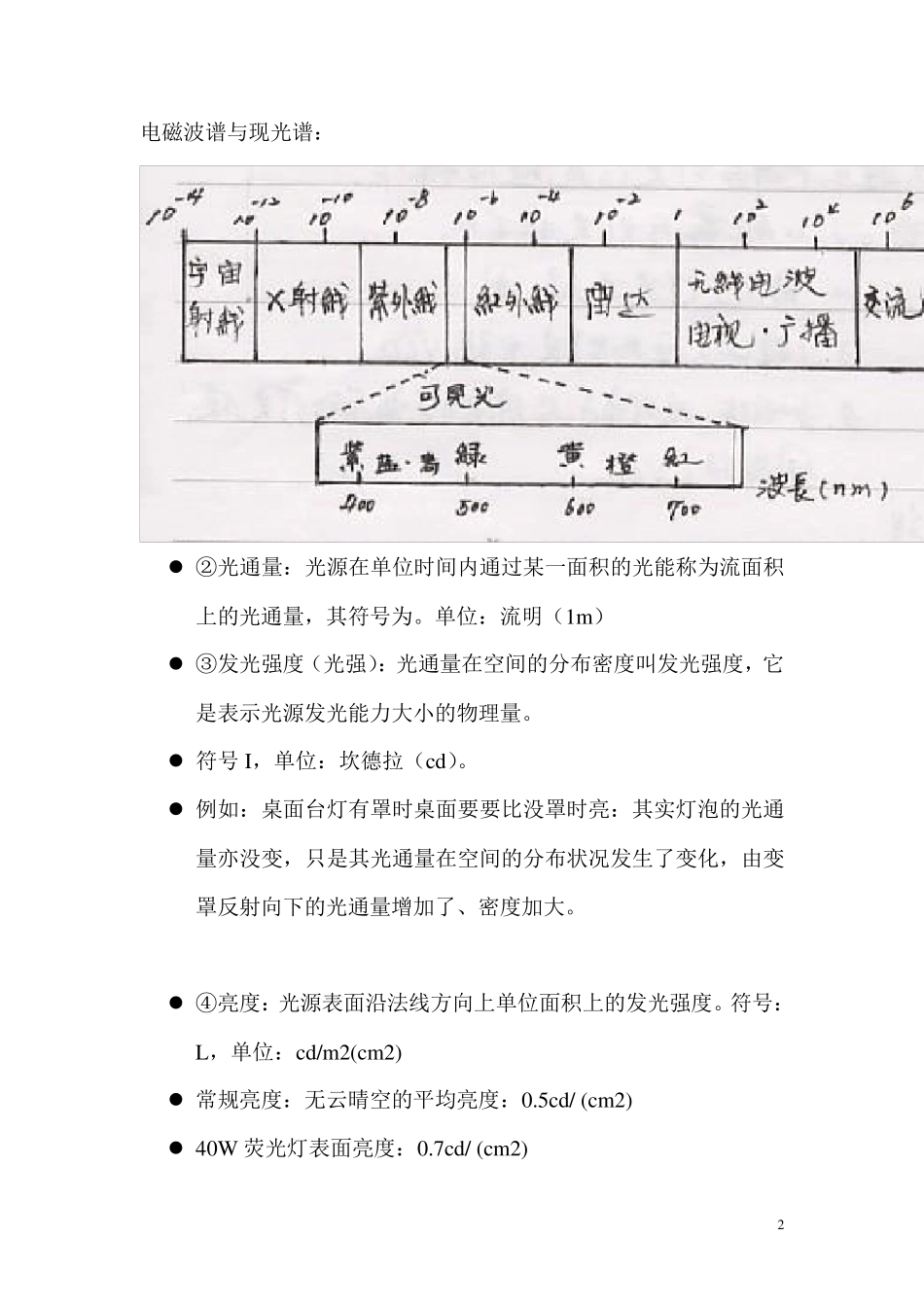 介绍舞台灯光系统的基本物理知识_第2页