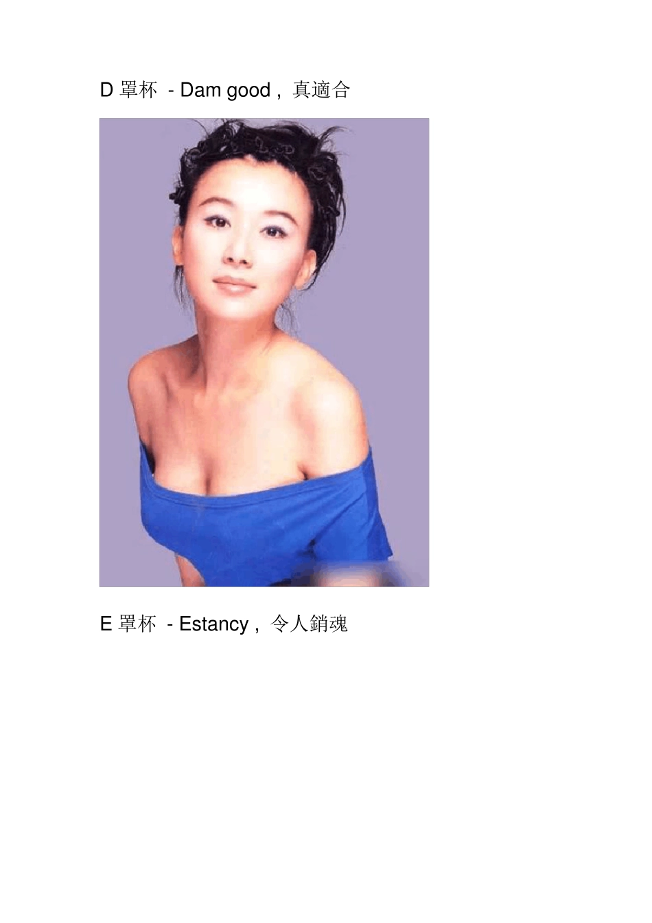 从A罩杯到N罩杯的标准_第3页