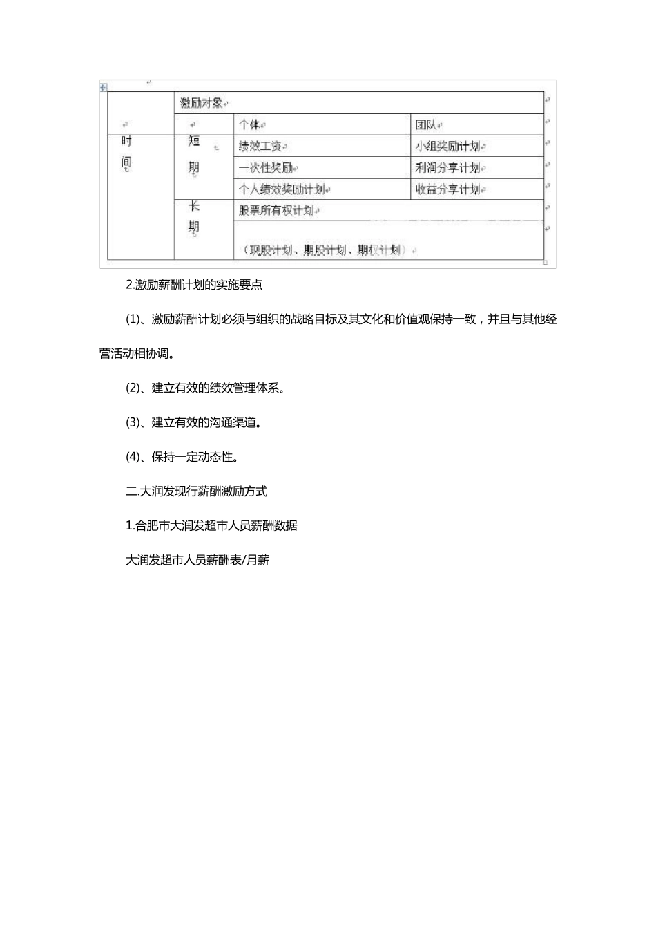 从大润发看大型超市的内部薪酬制度_第2页