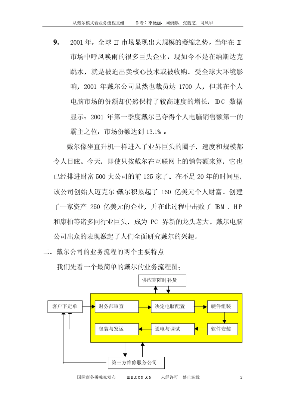 从戴尔模式看业务流程重组_第2页