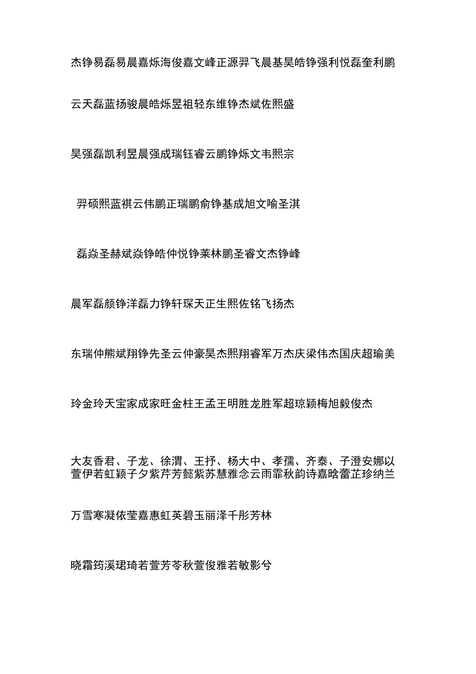 500个普通人名_第2页