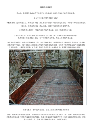 钢筋钢筋知识概述