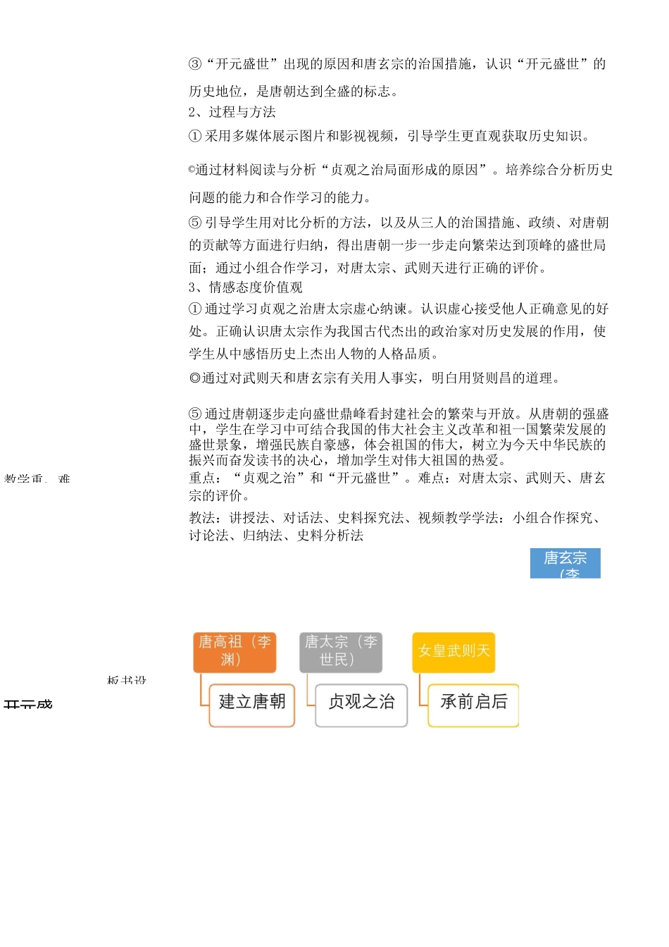 从贞观之治到开元盛世教学设计_第3页