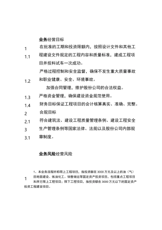 石油化工公司工程项目管理业务流程
