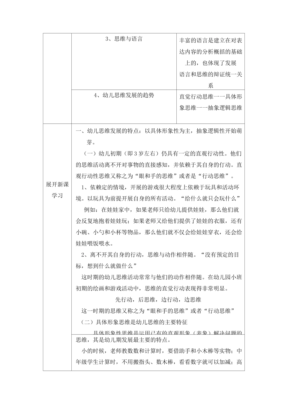 幼儿思维发展的特点_教案_第2页