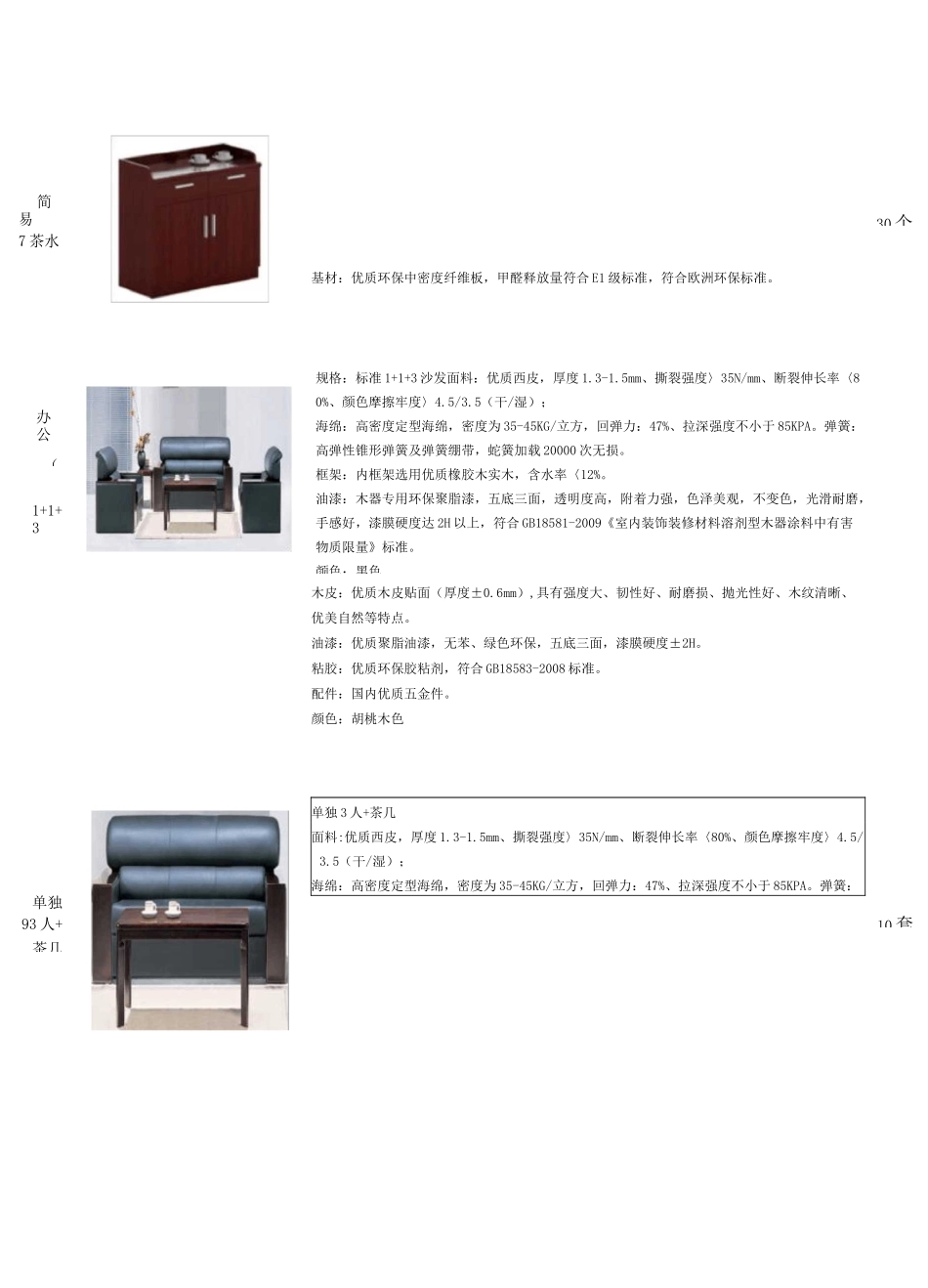 办公桌椅参数_第3页