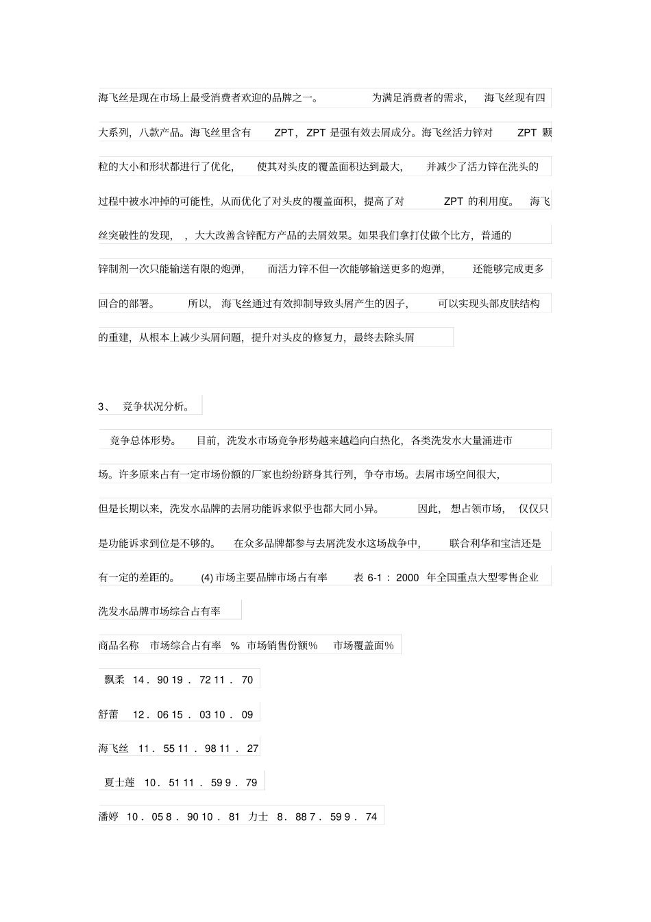 海飞丝地营销策划书_第2页