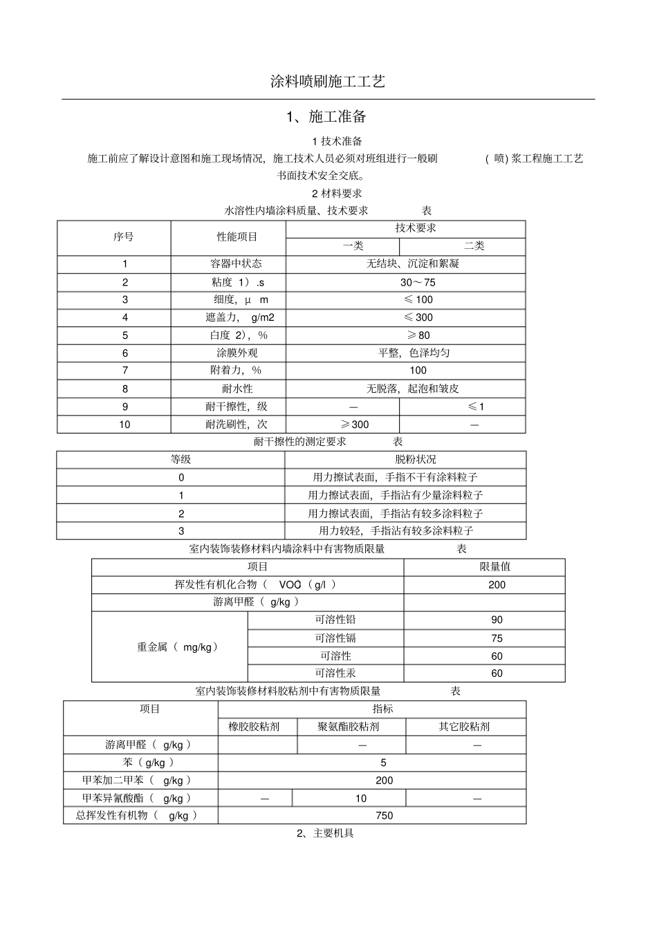 涂料喷刷施工工艺_第1页
