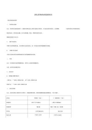 消化系统用药