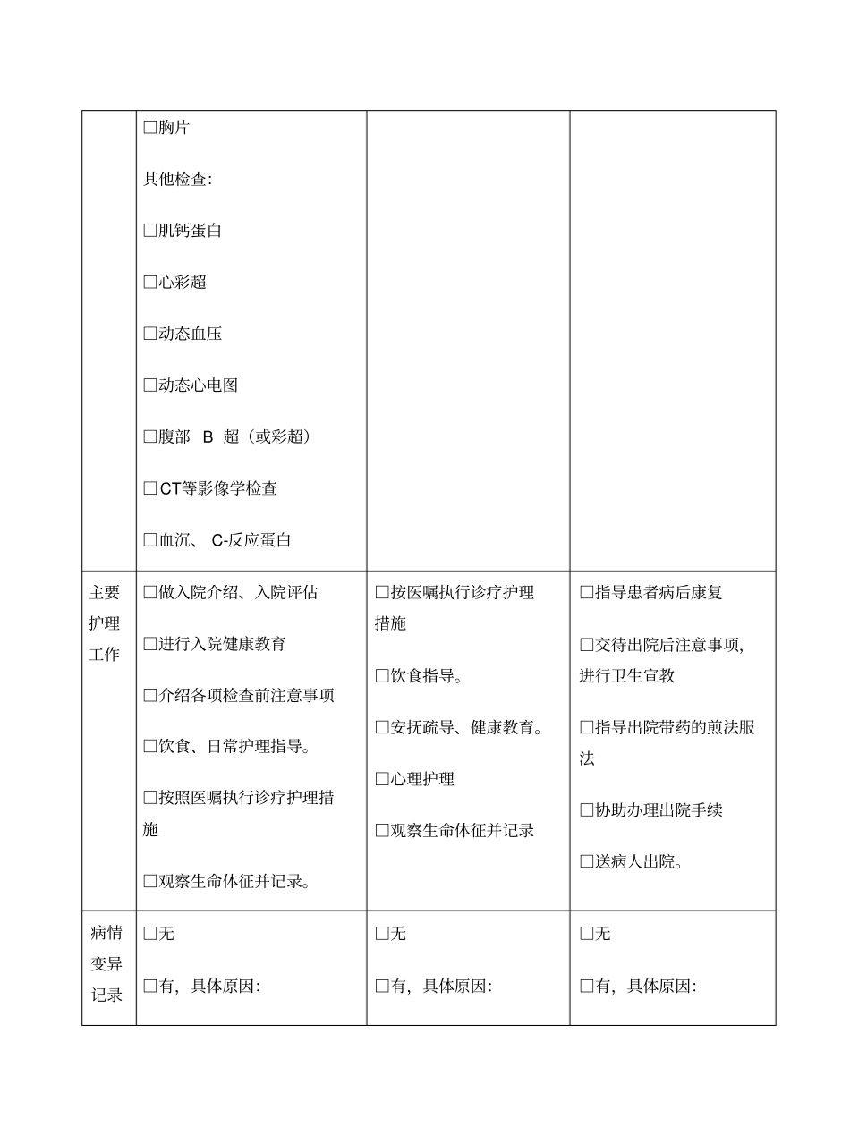 消渴病糖尿病中医临床路径表单_第3页