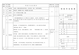 消火栓按钮检验作业标准
