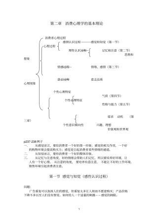 消费心理学基本理论