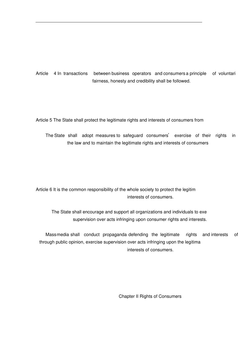 消费者权益保护法英文条文_第3页