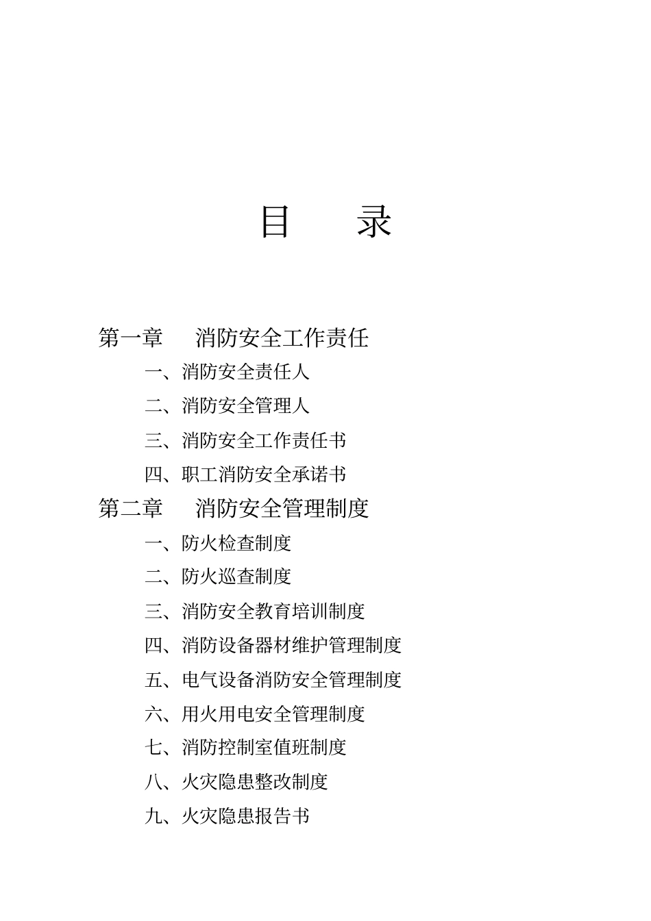 消防安全工作台账消防台账记录文本_第2页