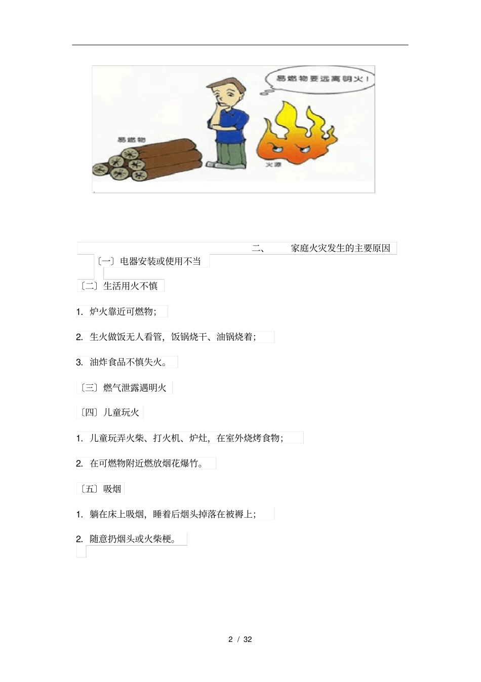 消防安全常识教育读本一_第2页