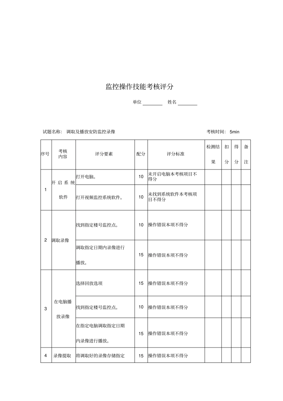 消防监控实践操作试题资料_第3页