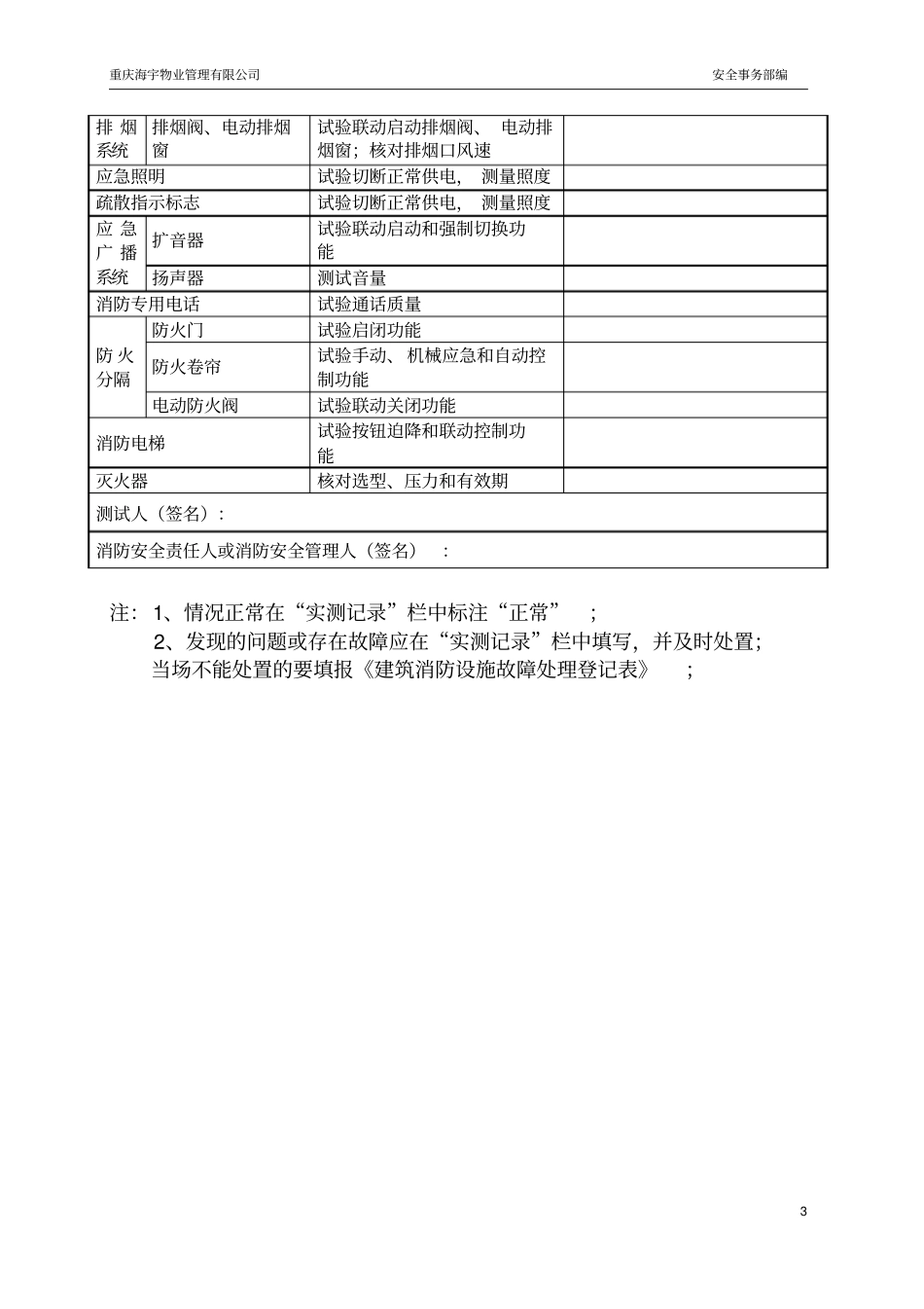 消防设备维护保养方案_第3页