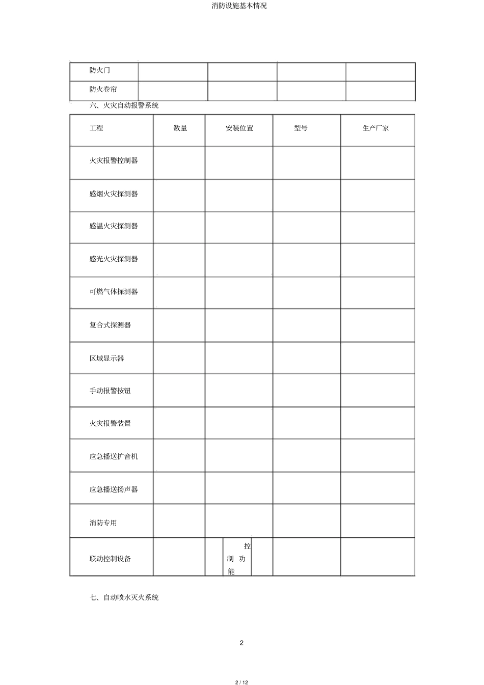 消防设施基本情况_第2页