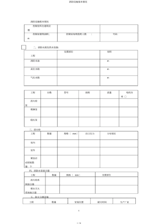 消防设施基本情况
