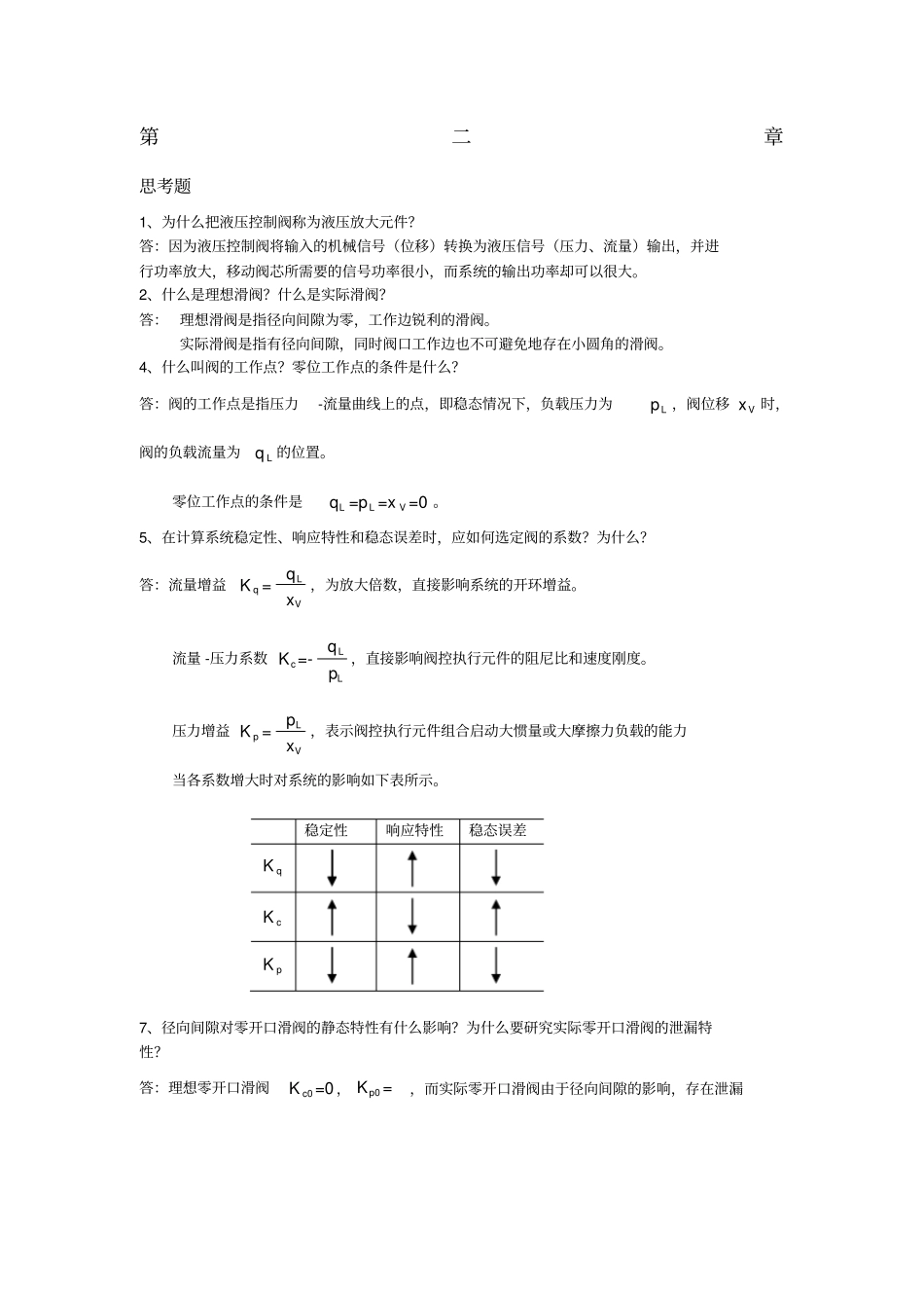 液压控制系统王春行版课后题答案_第1页