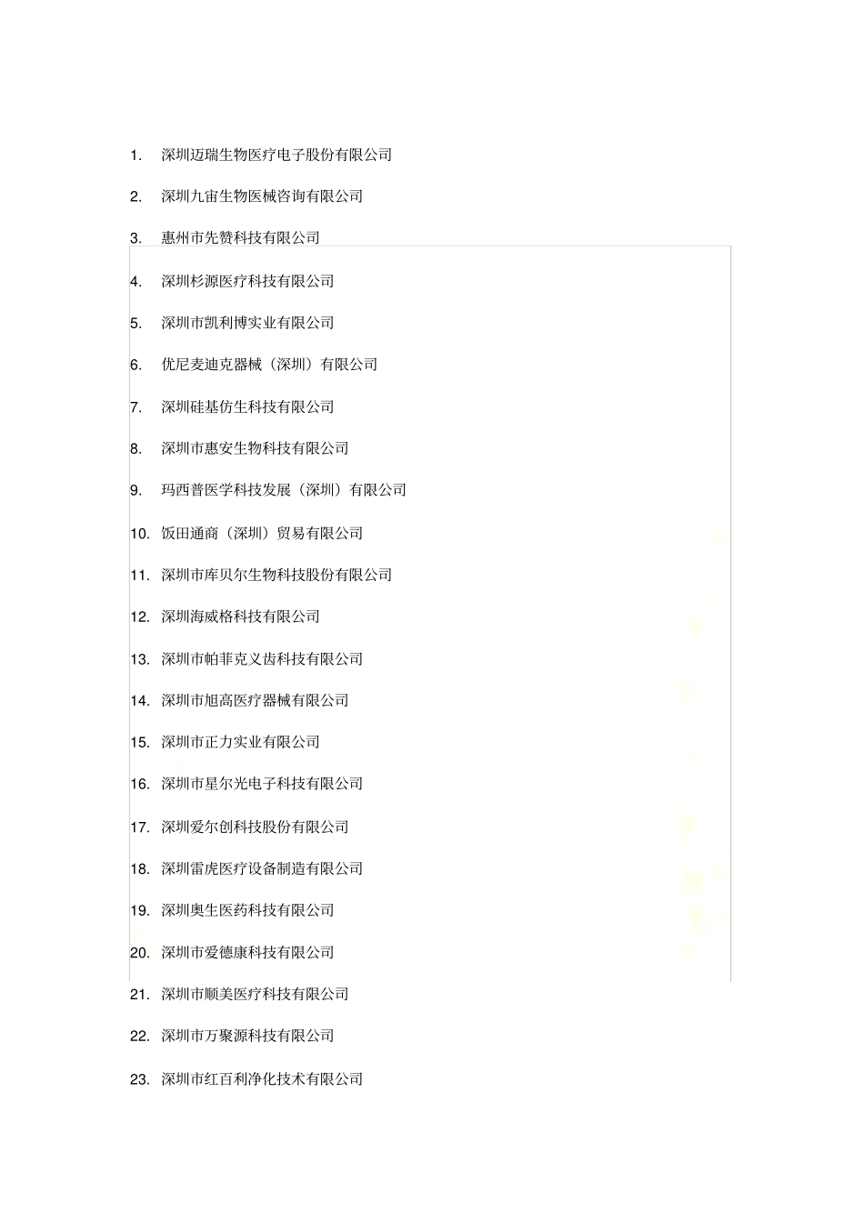 深圳医疗器械行业协会单位--2016_第2页