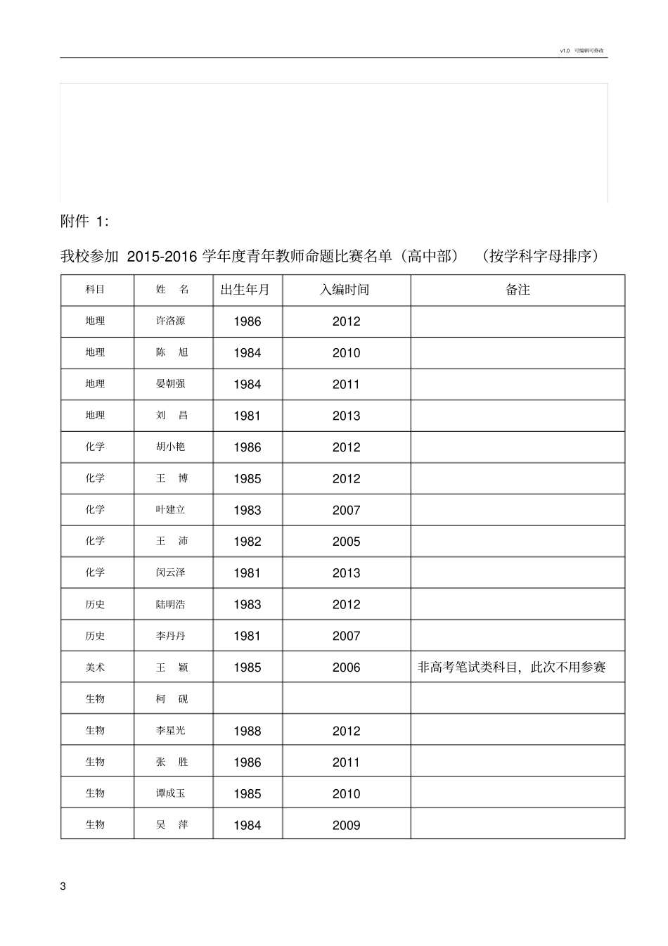 深圳第三高级中学青年老师命题比赛方案_第3页