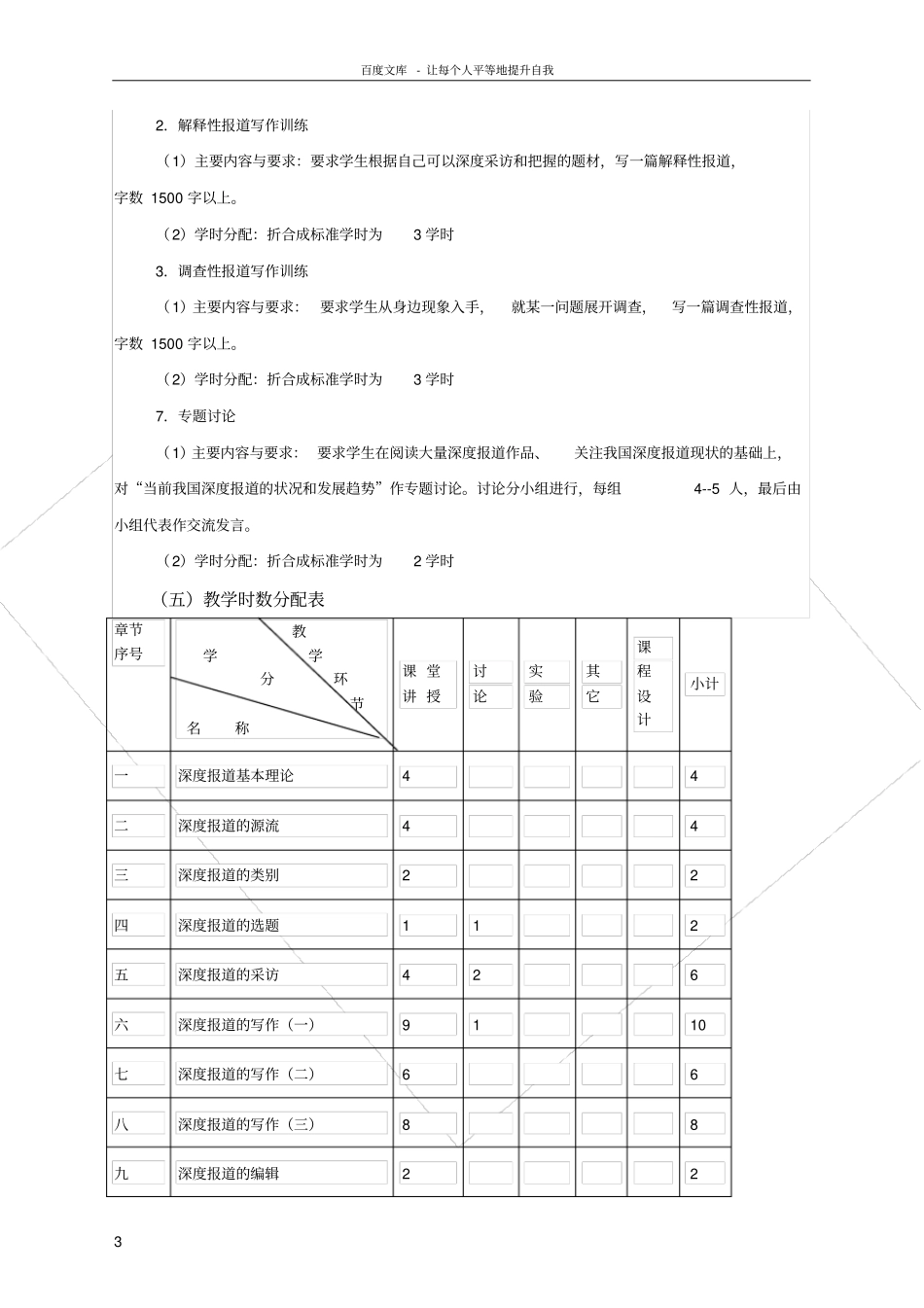 深度报道研究课程教学大纲_第3页