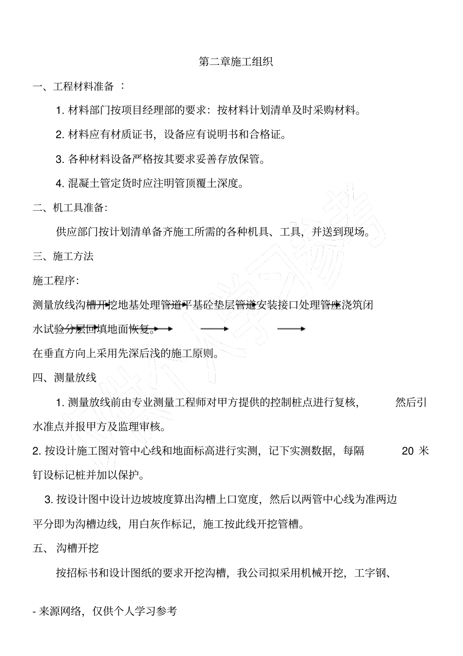 混凝土管道施工方案_第2页