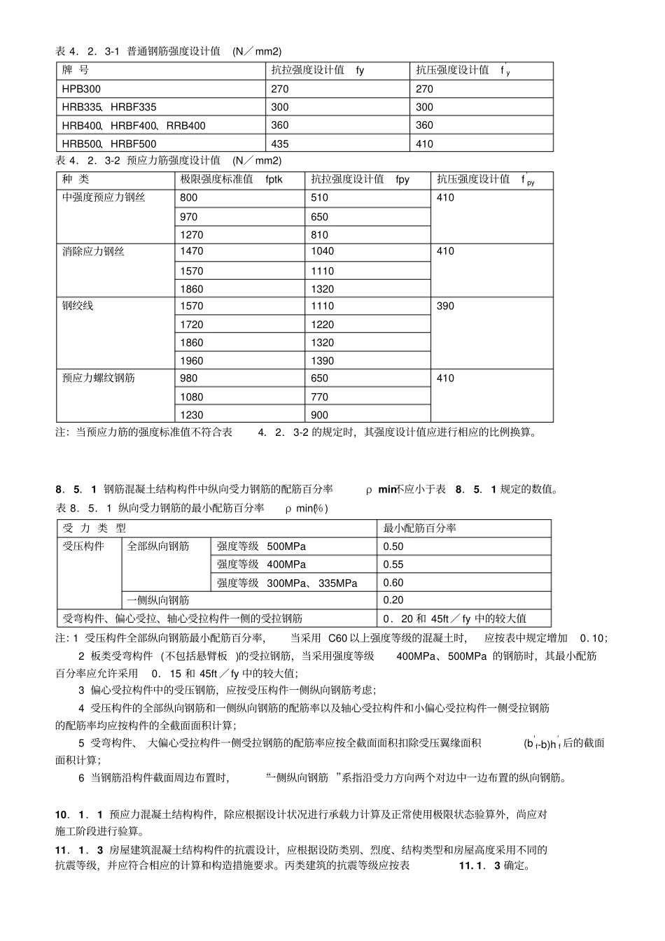 混凝土结构设计规范gb50010-xxxx强制性条文x_第3页