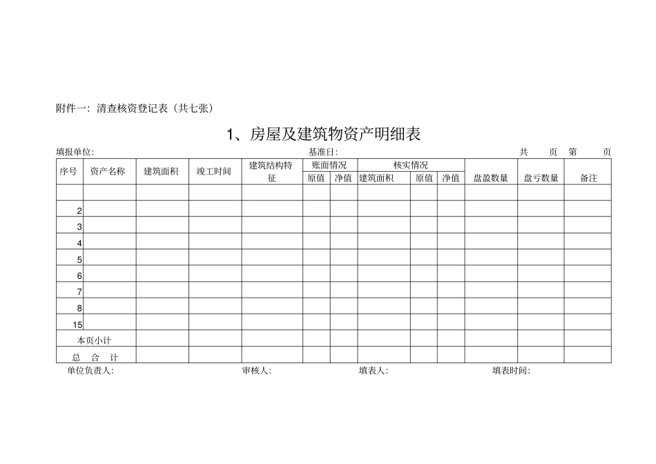 清产核资表格_第1页