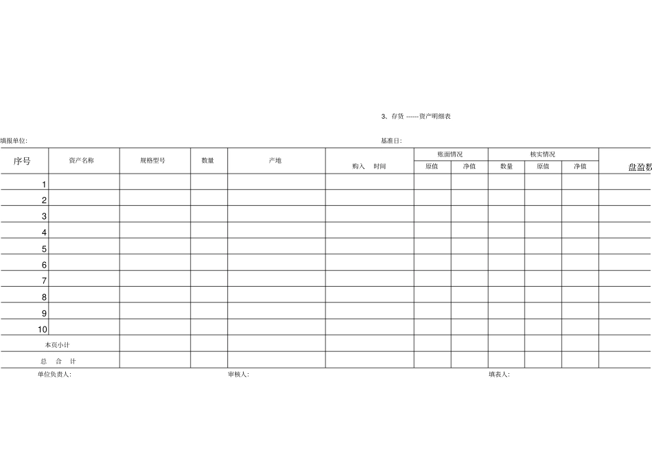 清产核资表格_第3页