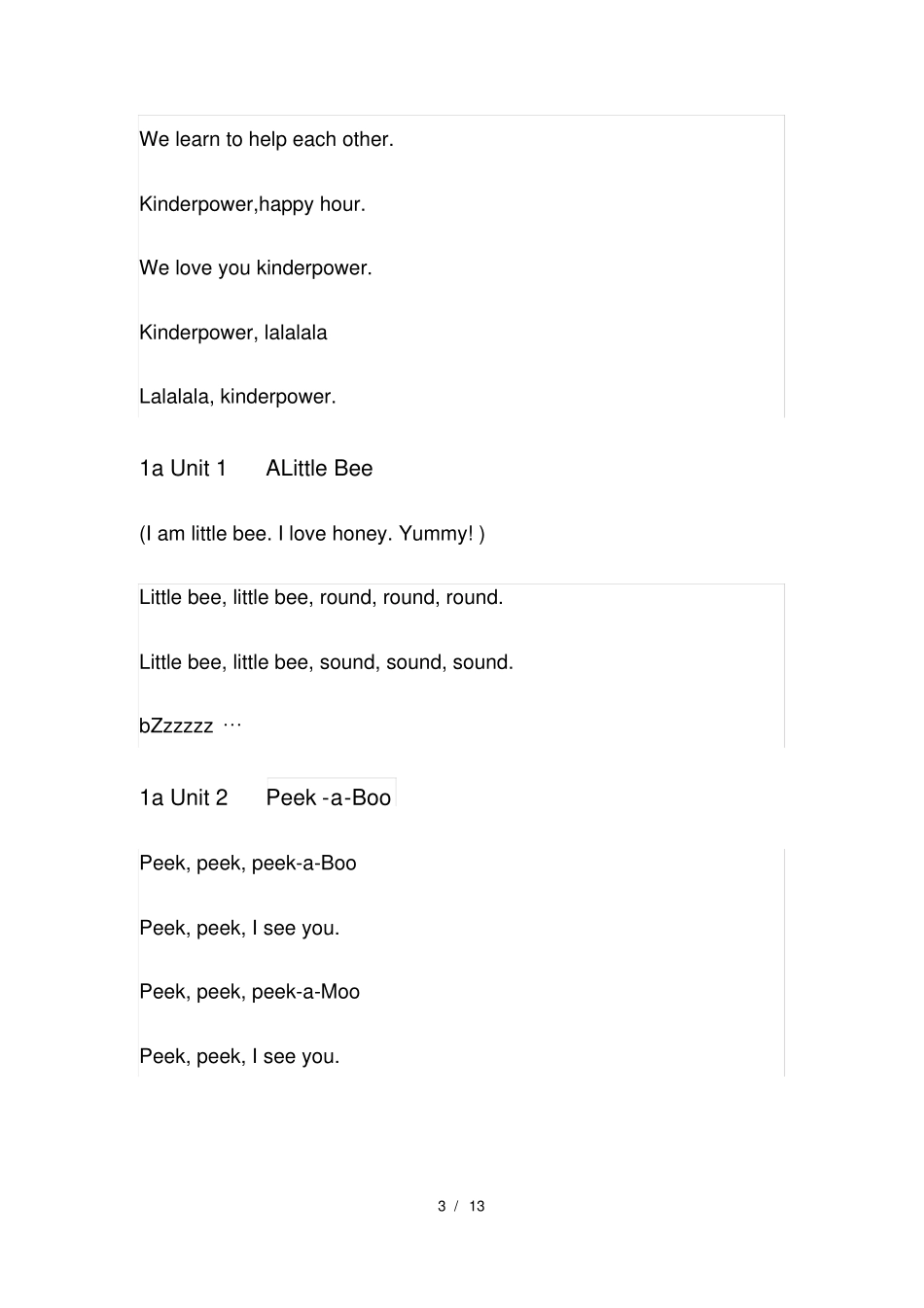 清华幼儿英语课文1A1B_第3页
