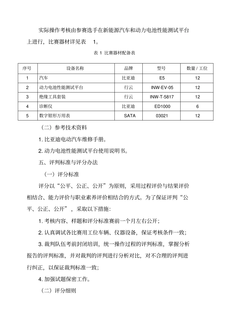 清华行云杯新能源汽车知识与技能大赛规程_第3页