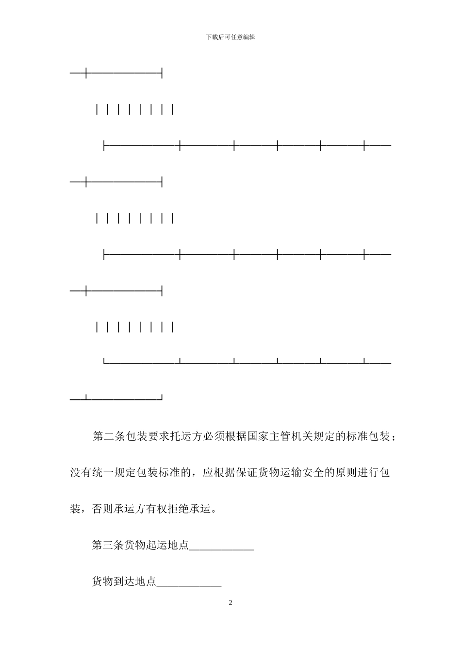 货物运输合同集锦6篇_第2页