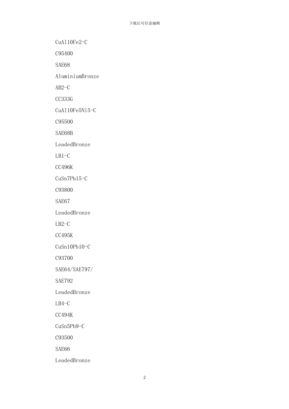 铜合金材料对照_第2页