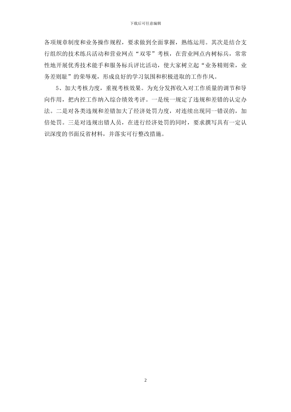 银行网点年终总结模板_第2页